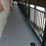 船橋市　Ｃマンション共用廊下鉄骨階段 防水塗装工事
