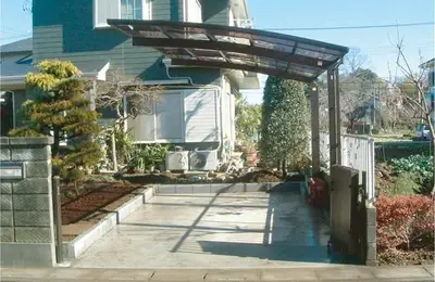 外構を改築してガレージを確保のリフォーム事例