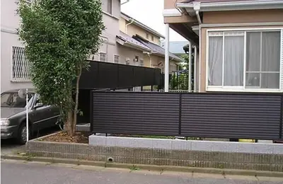 目隠しフェンスにより防犯性を向上のリフォーム事例