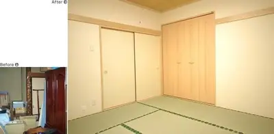 高級家具がなじむシンプルモダン空間のリフォーム事例