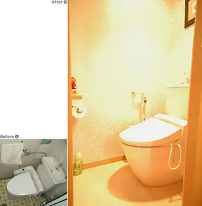 天然素材の質感が木の味わいを表現のリフォーム事例