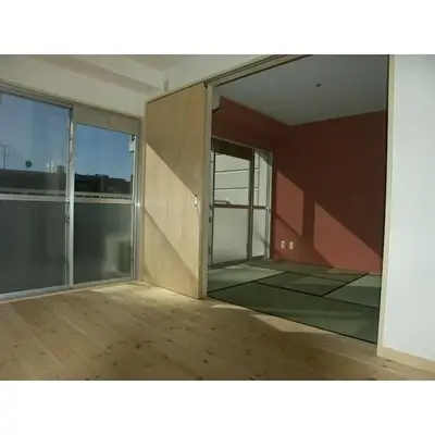 オリジナル洗面室のある家