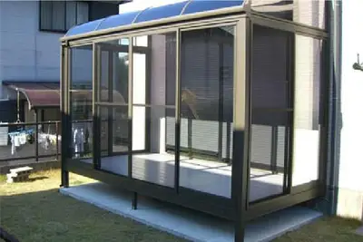 花粉症対策に。サンルーム新設のリフォーム事例