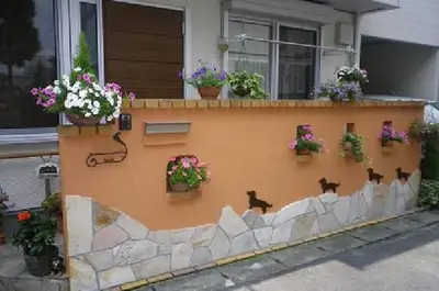 おしゃれでかわいいアプローチのリフォーム事例