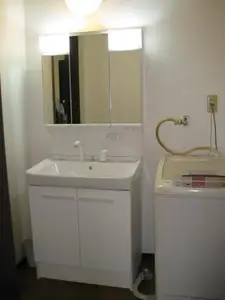 明るい洗面所リフォーム