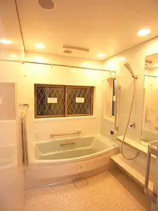 お風呂と洗面を広くきれいに