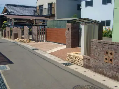 こだわりたっぷり煉瓦づくりのエクステリア