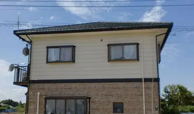 ツートンでお洒落に! 屋根も最新の石付金属瓦に!