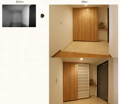 味わいのあるアンティークハウス