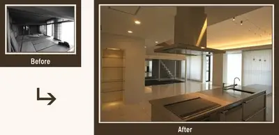 洗練された空間作り