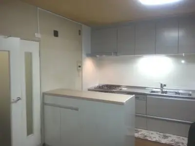 壁付けキッチンに変更&カウンター設置