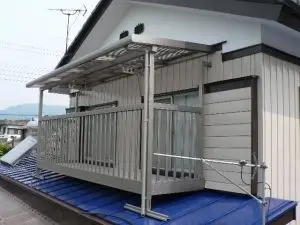 安心安全なバルコニーに