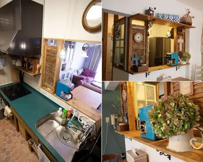 インテリアが引き立つ大胆な配色