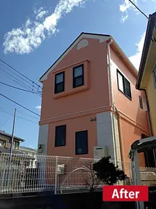 外壁塗装で明るい外観に