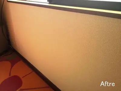 壁に空いた穴ぼこをしっかり補修