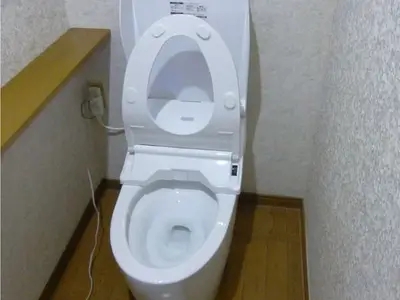 タンクレストイレ設置で空間スッキリ