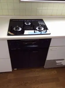 最新のビルトインコンロで使いやすさUP♪