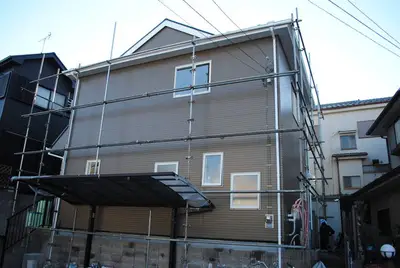 ５６万円でシリコン塗装の家