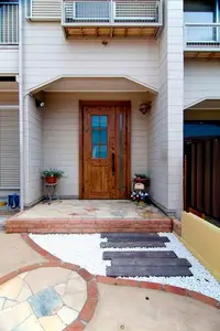 大好きなキャラクターが迎えてくれるエクステリア