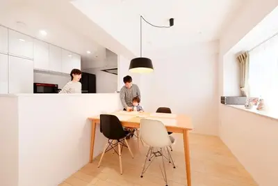 柔軟な間取に対応できるリビング