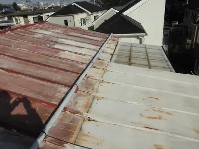 トタン屋根重ね葺き