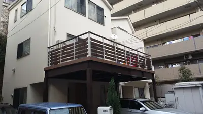 ウッドデッキ