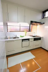 明るいキッチン