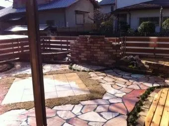 リビングから望む癒しの空間が劇的に蘇る！