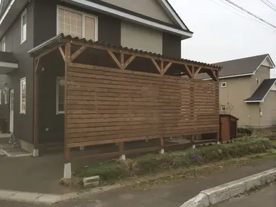 木製のカーポート