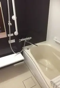 何時間でもいれそうな浴室