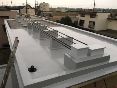 埼玉県坂戸市末広町 屋上防水ウレタン機械的固定工法
