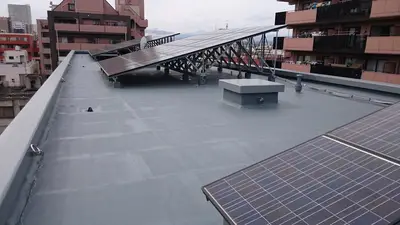 八王子市新町　屋上・ルーフバルコニーアスファルト防水工事