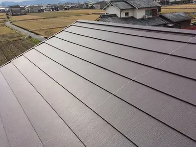 屋根葺き替え工事　スーパーガルテクト