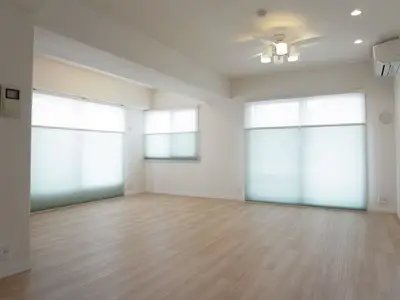 琉球畳のあるホワイトウッドテイスト