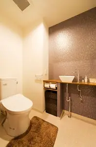 勾配天井や照明の演出によって広々とした住まい