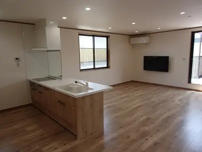 家族との時間が増える対面式キッチン