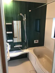 タイル貼りの浴室を一新、浴室暖房で冬も快適