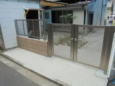 すっきりしたエクステリアに。