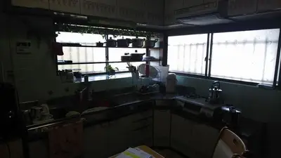 キッチンの配置やカラーまでこだわったキッチン