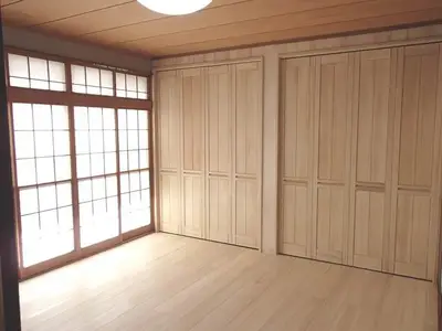 和室を無垢の木のぬくもりある洋室に