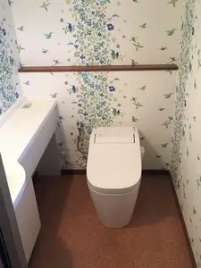 明るい気分になるトイレ