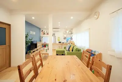 木の温かみ溢れるLDK