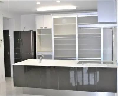 台所と居間の二部屋をＬＤＫへリフォーム