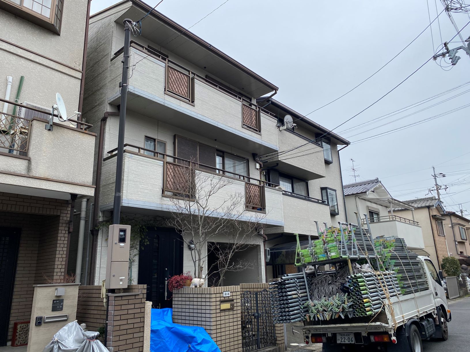 長岡京市　外壁塗装工事