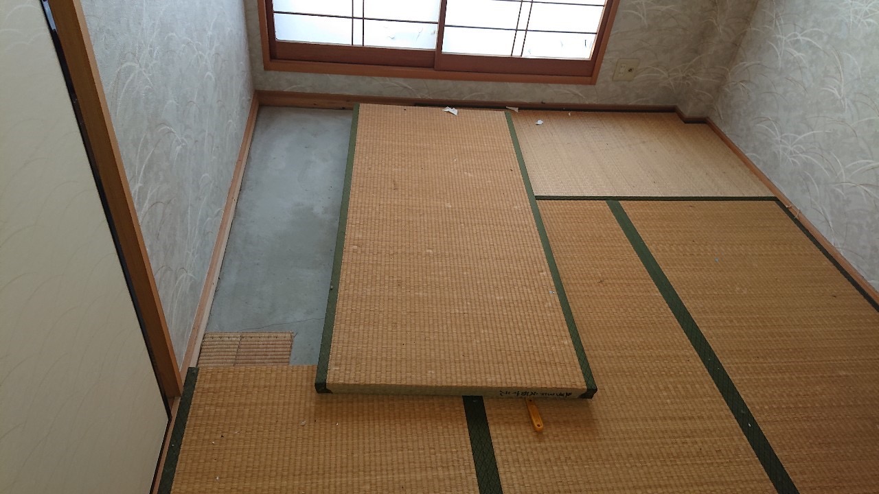 大阪市住吉区　フローリング工事