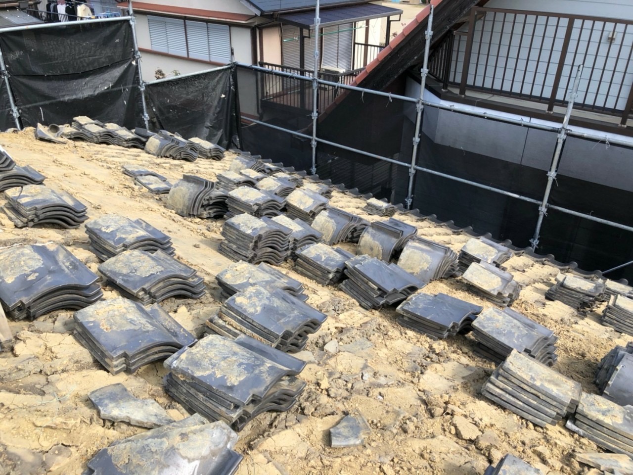 寝屋川市　屋根葺替え工事