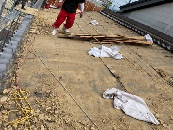 大阪市城東区　屋根葺替え工事