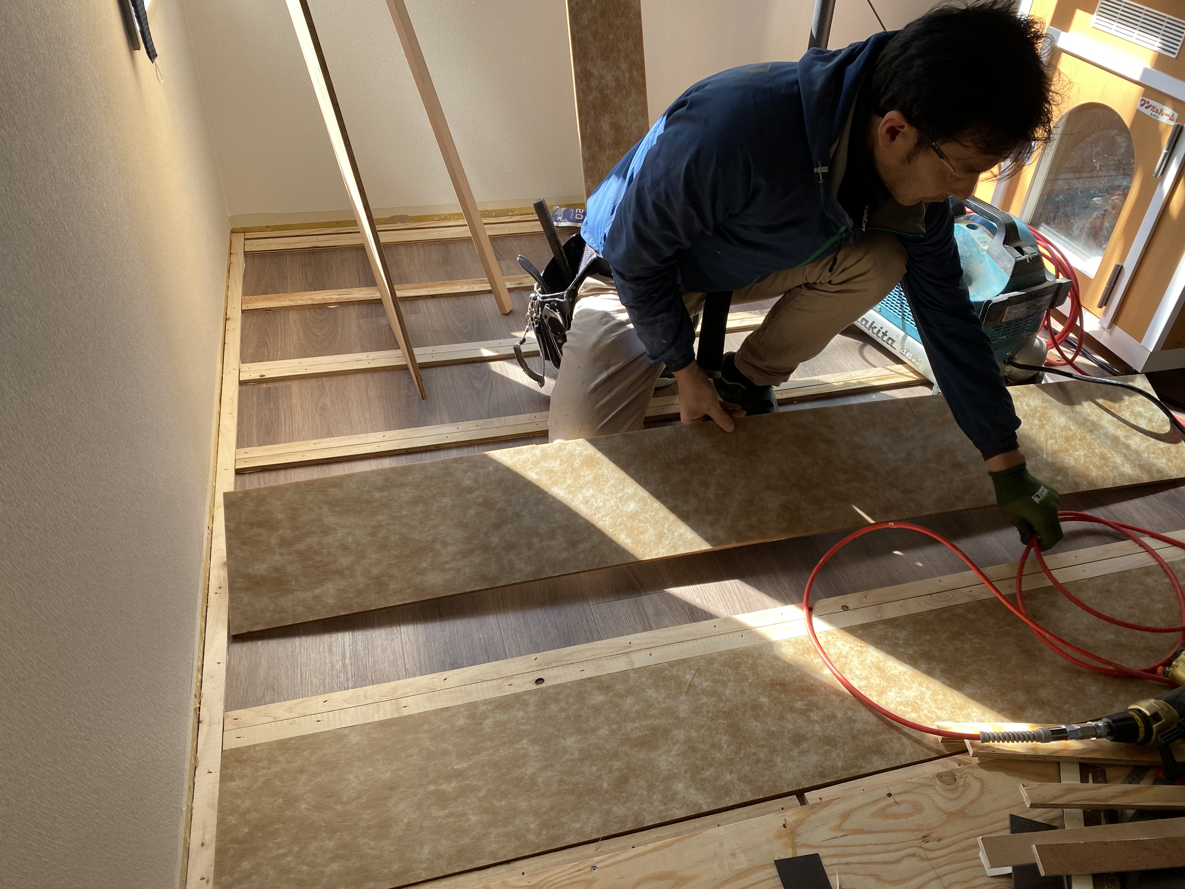 無垢材でマンションリノベーション