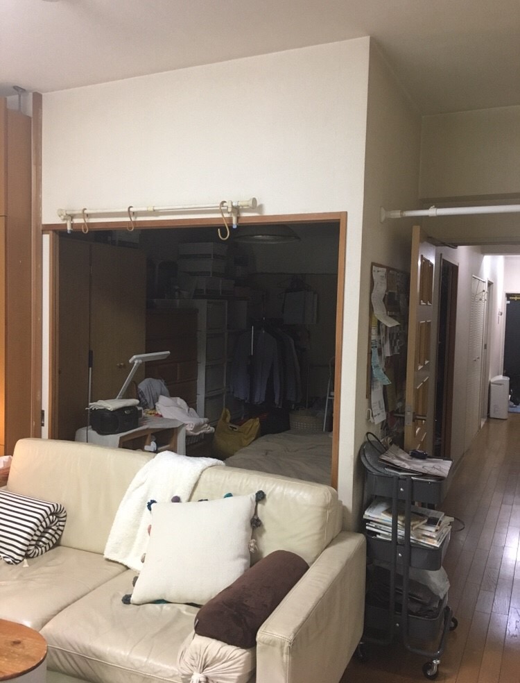 和室とリビングの収納にお困りでした