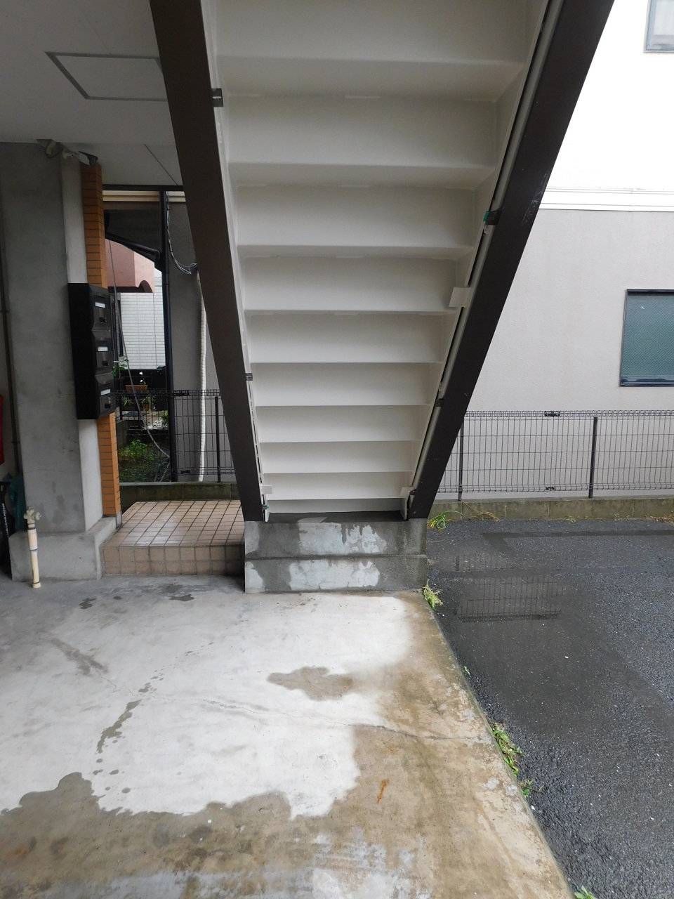 マンション共用外階段・外廊下の床改修工事